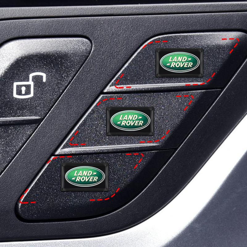 Стайлинг автомобиля 3D Эпоксидные наклейки для украшения рулевого колеса и приборной панели автомобиля для Land Rover SVR Discovery Velar Defender Range Rover L322 L405