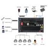 AIMOXUN Compatible Mitsubishi FX3U Series PLC Industrial Control Board with Analog
