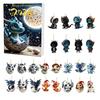 Acrylic Dragon Hanging Ornaments Advent Calendars 2026, 24 Days Christmas Countdown Calendar with to Ornaments, Collectible Pendants for Kids, Adults