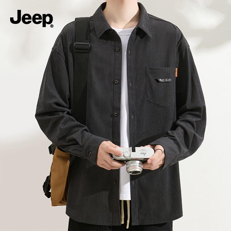Jeep Мужская вельветовая рубашка-куртка