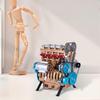 Engine Model Home Decoration Realistic Appearance Resin Craft 4/8 Cylinder  Mini Engine Toy