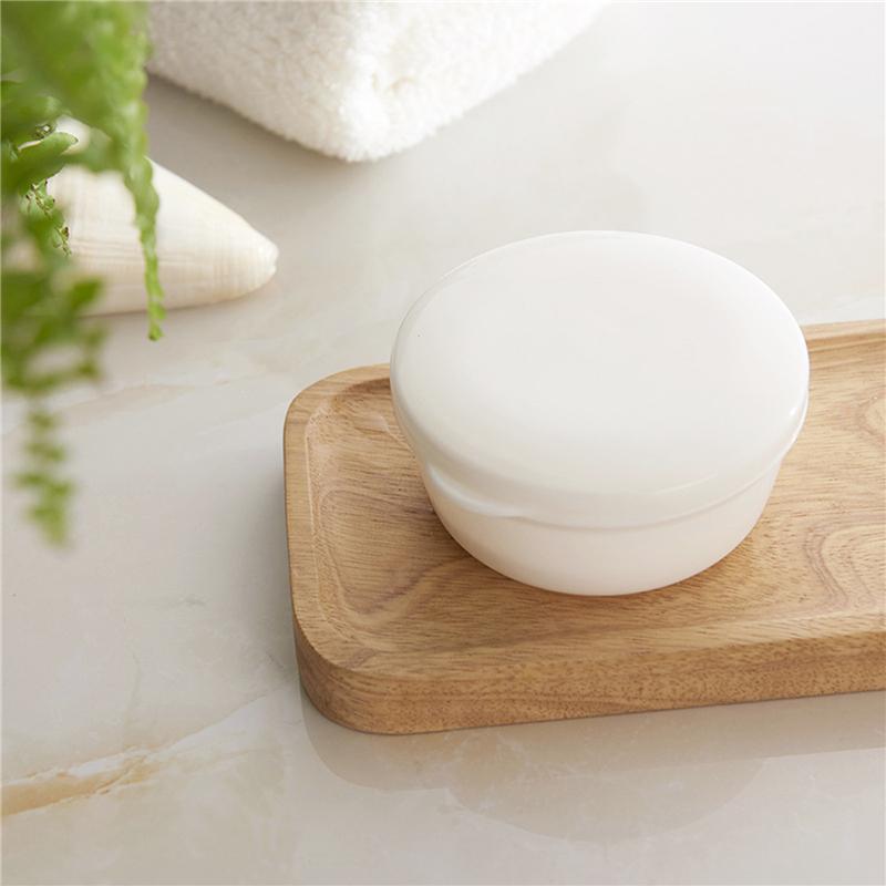 Portable Round Soap Dishes Plastic Soap Container With Lid Leak-Proof Drain Soap Box Holder For Home Traveling Outdoor Hiking Camping Gym