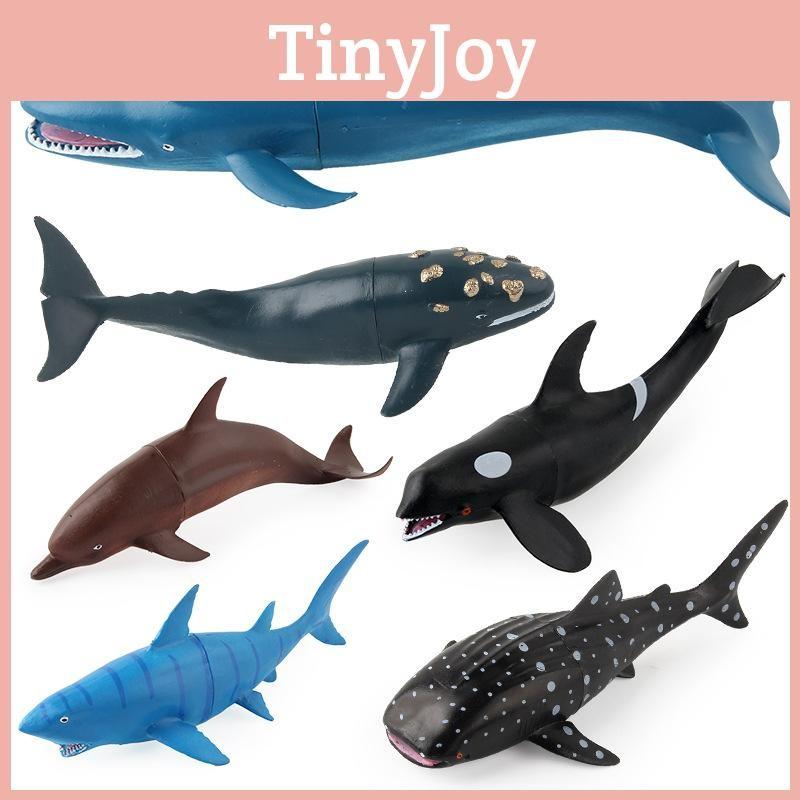 Дикая природа Дети Океан Акулы Синие киты Дельфины Модель Дети Украшение Подарок