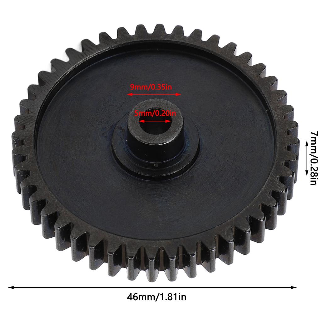 RC Spur Gear 44T Steel Low Noise RC Car Main Gear for HPI Savage Flux X 4.6 XL 5.9 1/8 RC Car