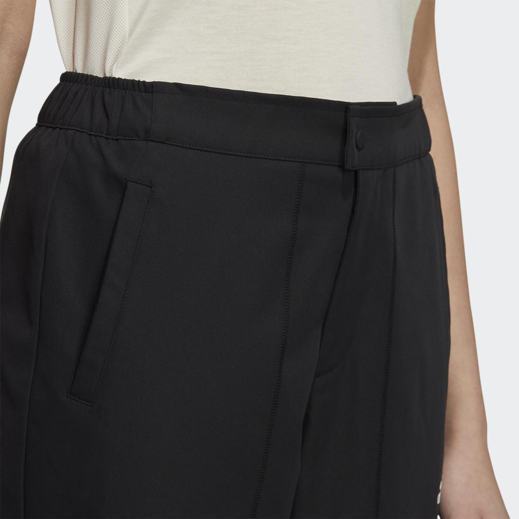 Adidas Спортивные капри с эластичной пуговицей на талии, женские брюки, черные H07388