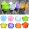 Colorful Flower Pot Semi-circular Succulent Hanging Gift Plant Holder  Home Garden
