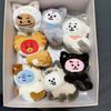 BT21 KPOP ежедневный лимитированный кот-талисман ДЕНЬ КОТА. Кавайная мультяшная милая плюшевая кукла серия успокаивающая плюшевая игрушка-кот