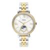 Chic Jacqueline Two-Tone Stainless Steel Watch with Sun-Moon Multifunction Stylish Daily Must-Have Elegant Item for Watch -ES5166