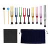 Tuning Forks Set Aluminum Alloy Long Vibration Time Resonant Tuning Fork with Hammer for Healing