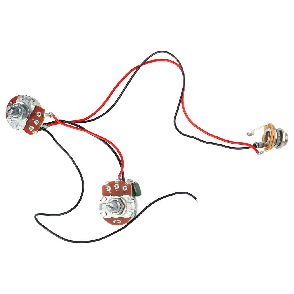 Жгут проводов для бас-гитары 250K B250K 1V1T Jack для точных деталей электрогитары, аксессуары
