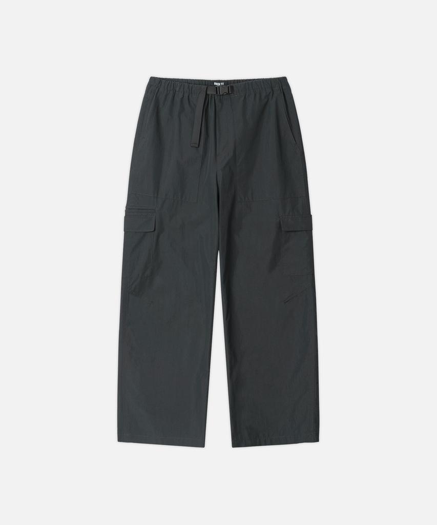 DRAW FIT Cn Belted Cargo Pants [Charcoal]
