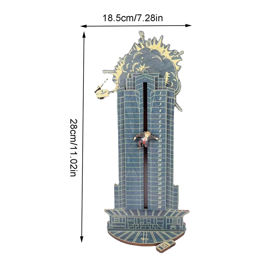 Рождественский адвент-календарь Die Hard 24 дня обратный отсчет Ганс Грубер Falling Dauntless Man рождественские подарки центральные украшения для вечеринок декор