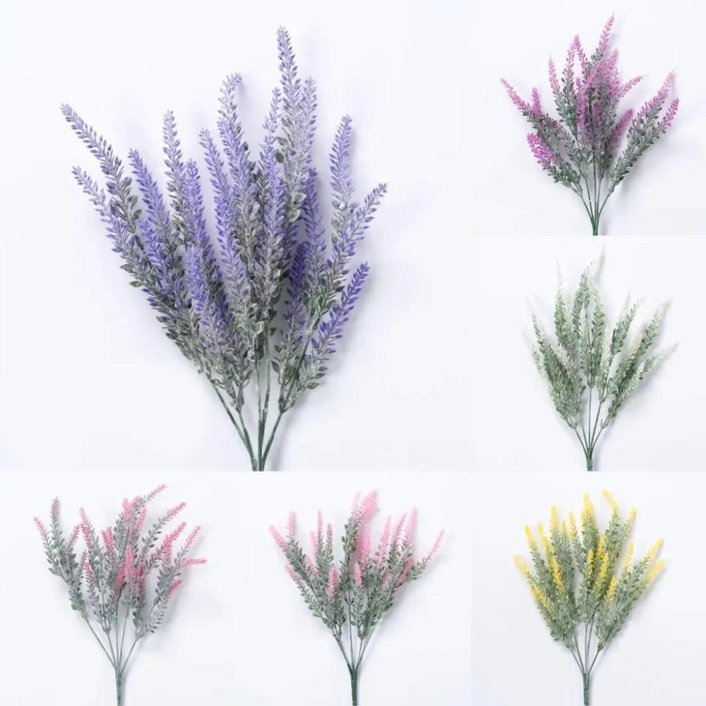 Plastic Provence Lavender Wedding Fake Plants Gifts Artificial Flowers  Table Decoration