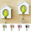 Wall Mounted Sparrow House Keychain Birdhouse Shape Key Hanger Creative Sparrow Key Holder  Home