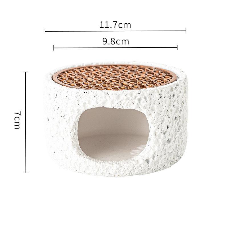 Креативная текстура камня, железная художественная цементная посуда, ресторанная изоляционная тарелка, десертная тарелка, суши-тарелка, специальная столовая посуда