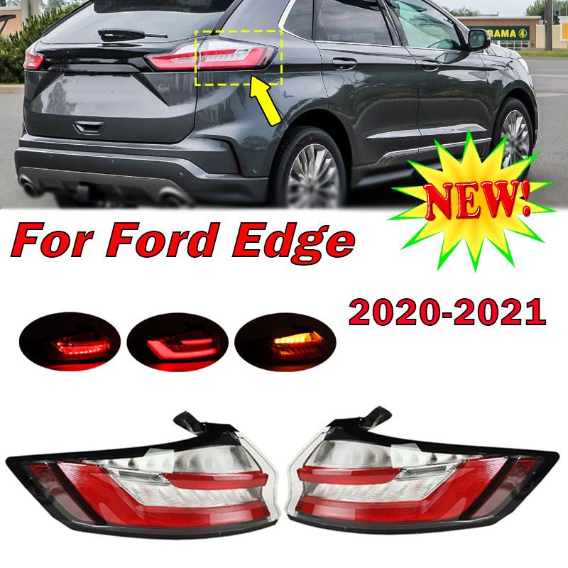 Для Ford Edge US Version Titanium St St-Line 2019 2020 2026 Задний светодиодный фонарь стоп-сигнал предупреждения Световой блок в сборе для автомобиля