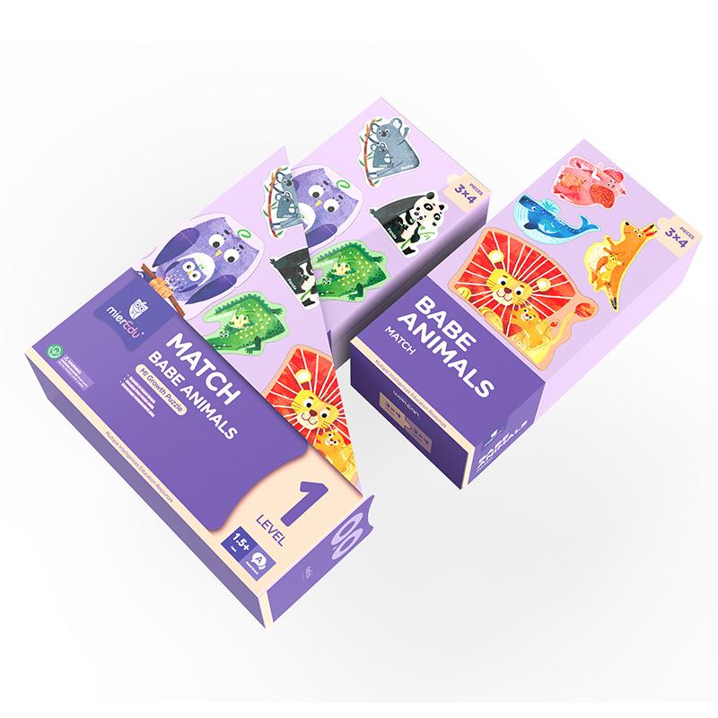 Level 1 2 3 4 5 6 7 Learning Puzzle, Four SeasonsIPromotes Observation Logical ThinkingIClassic Children's Puzzle Toy Set with 2 Puzzle Boxes