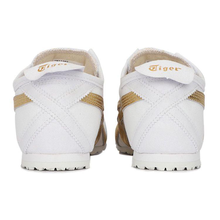 ONITSUKA TIGER Кроссовки унисекс без шнуровки Mexico 66 White Pure Gold 1183A962-102