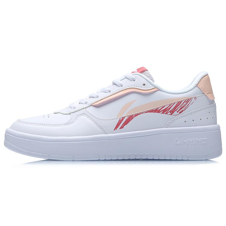 Li Ning Скользкие Дышащие Легкие Баланс Износостойкие Низкие Скейтборд Обувь Женские AGCR198-2