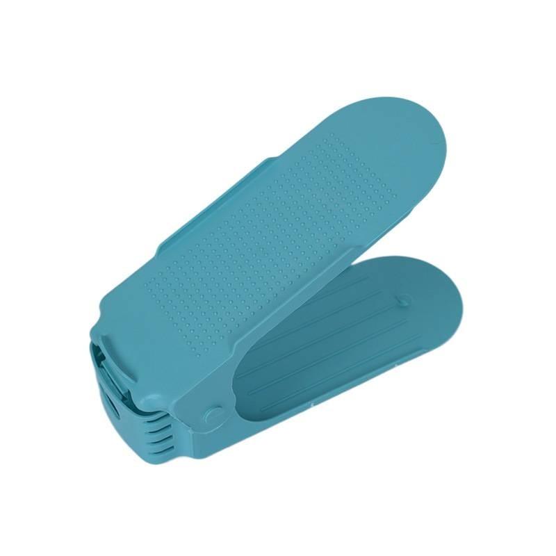 Пластиковая подставка для обуви, экономящая место, двухъярусная, с регулируемыми функциями, для использования в спальне