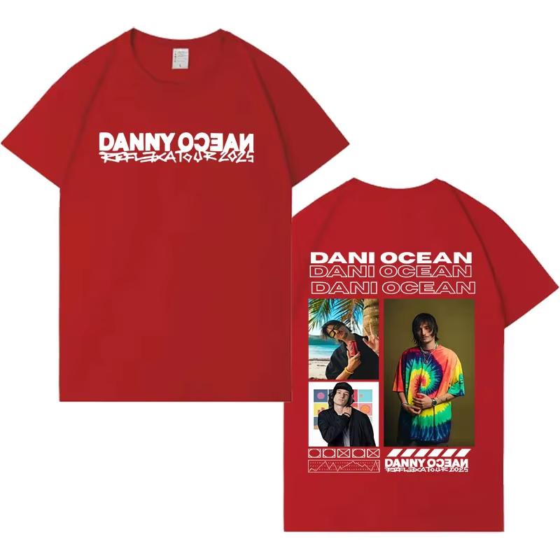 26 Spring summer Rapper Danny Ocean Album Tour Graphic Tshirt Mens Harajuku ONeck Casual Clothes Classic Short Sleeves Unisex