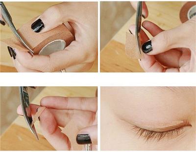 1×рулонная невидимая односторонняя клейкая лента для двойного века, наклейка для подтяжки глаз, 2,5 см