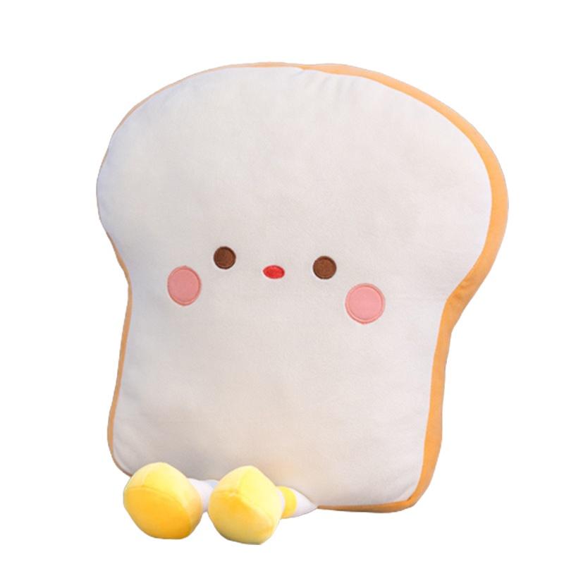 Ultra-soft Crystal Fleece Stuffed Fruit And Bread Plush Toys For Sleeping And Snuggling