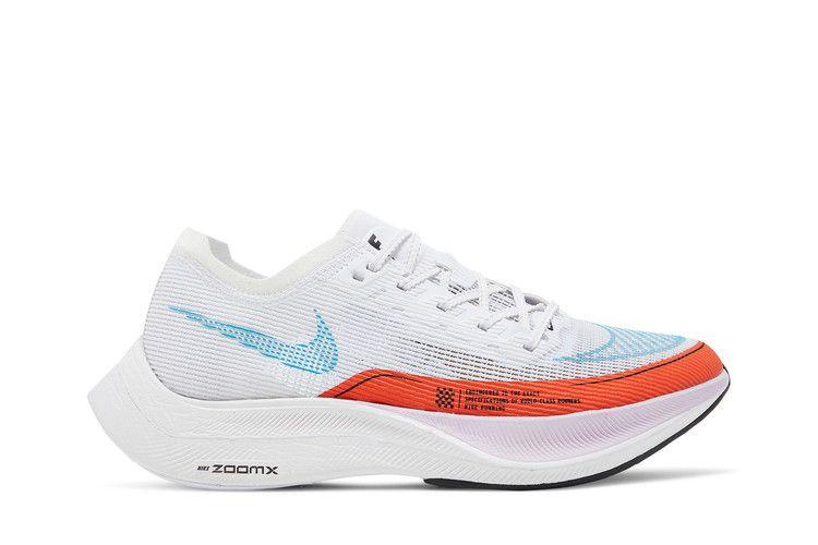 Nike ZoomX Vaporfly Next% 2 White Laser Blue Rush Orange