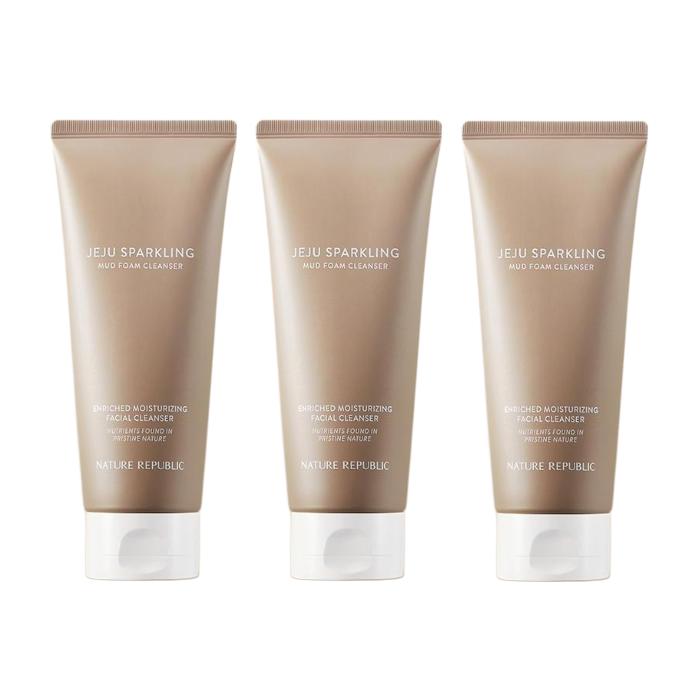 Nature Republic Пенка для умывания с газированной грязью Чеджу 150 мл (3 варианта)
