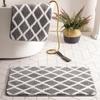 Bathroom Absorbent Mat Amazon Nordic Bathroom Soft Non-slip Mat Household Dirt Resistant Imitation Cashmere Mat