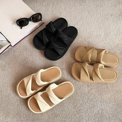 Мягкие туфли-подушки, цельные, повседневные, на толстой подошве для женщин для ношения на улице