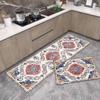 Stylish Non-Slip Kitchen Floor Mats: Dirt-Resistant, Water-Absorbing, Oil-Absorbing, Long Combination Set