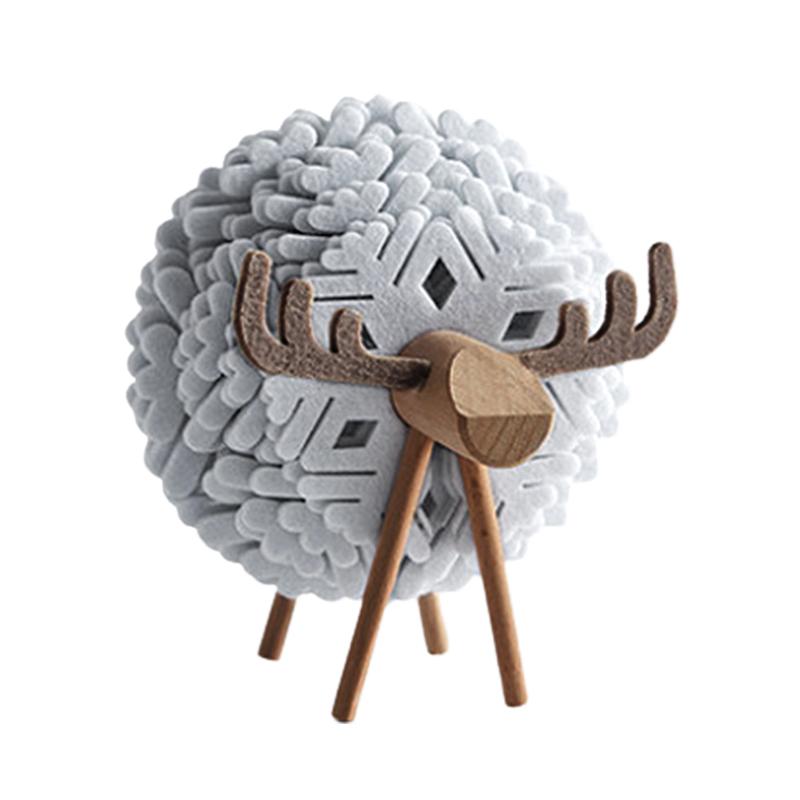 Подставка для чая, водопоглощающая подставка в виде ягненка, настольные украшения, фетровый коврик, настольный коврик