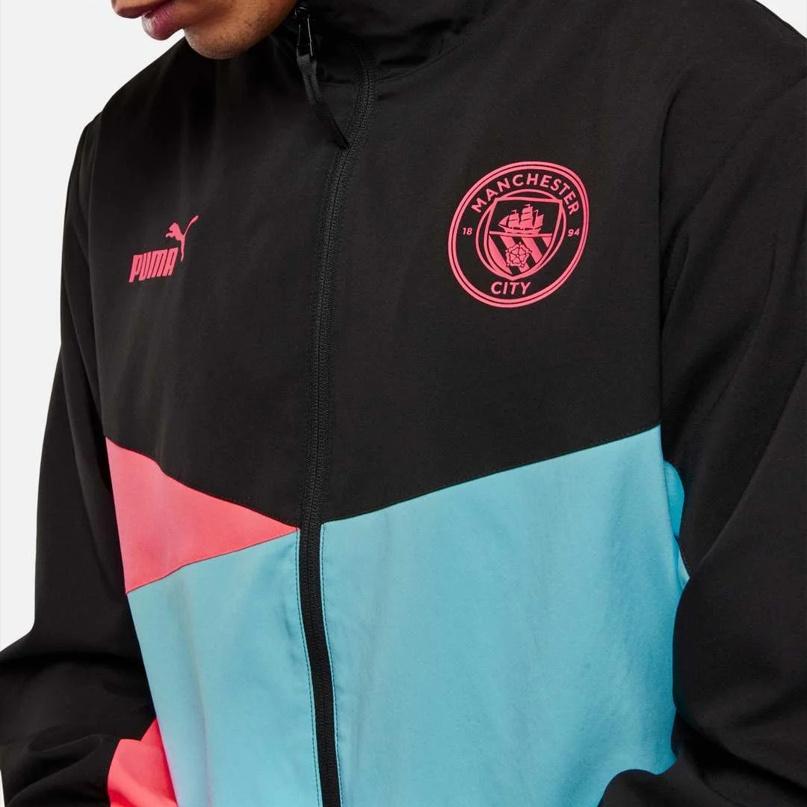 PUMA Manchester City Football Club Jackets & Coats Men's Speed Green 777099-01