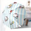 1pc Hello Kitty Food Pattern Umbrella with Plastic Handle,Suitable for All Seasons Home Travel Outdoor UmbrellaSanlio388