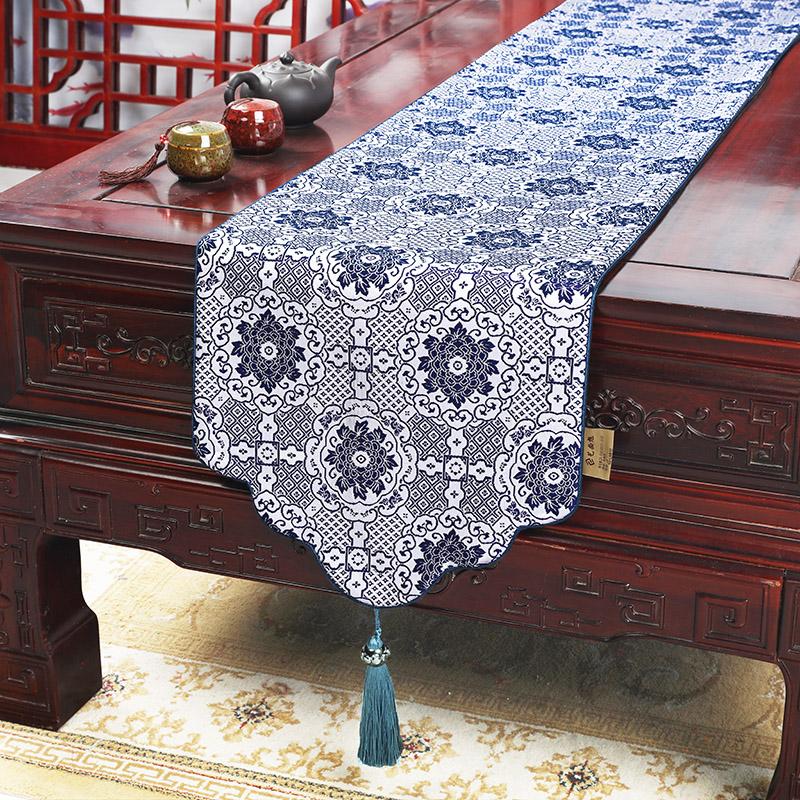 Настольный флаг в китайском стиле, облако, парча, атласный настольный флаг, классический чайный столик, скатерть в полоску, чайный столик, чайный коврик, флаг-кровать