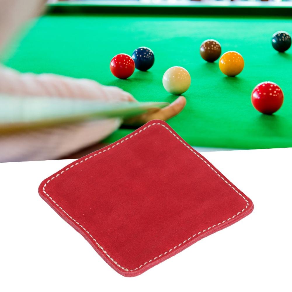 Красная ткань для кия для бильярда Шероховатая поверхность Очиститель для кия для снукера Очиститель для бильярдного кия Уход за бильярдом