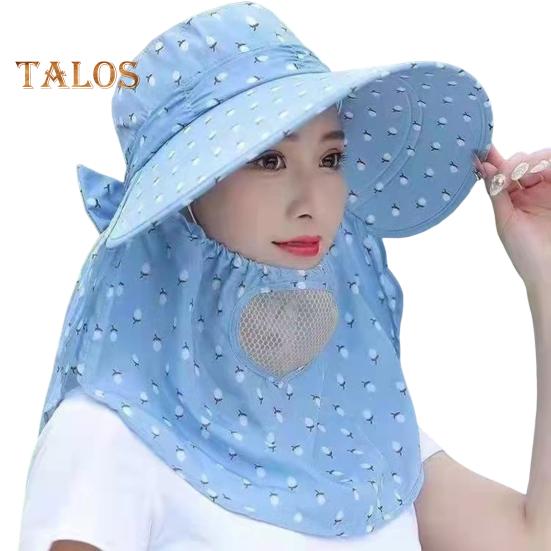 Женская солнцезащитная шляпа, однотонная, с большими полями, для защиты лица, дышащая, блокирующая УФ-излучение, чайная шляпа