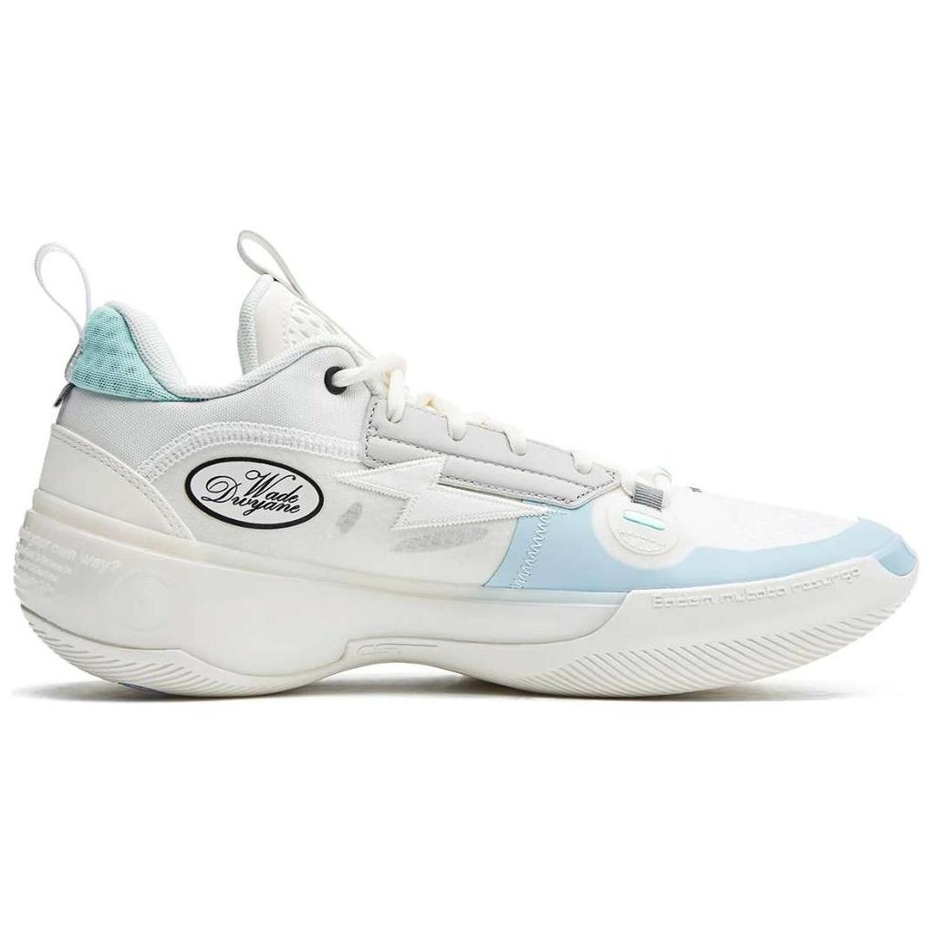 Li-Ning Кроссовки унисекс Way of Wade 10 Low Cotton Candy белые синие фиолетовые ABAS083-31