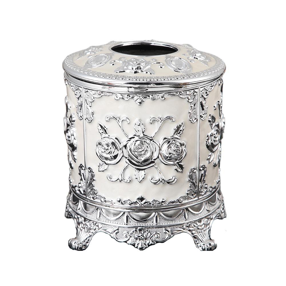 Пластиковый держатель для бумаги Изысканная декоративная коробка Креативная настольная коробка для хранения Спальня