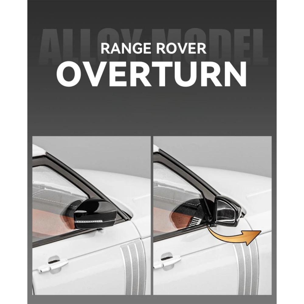 1/18 Land Rover Range SUV спортивная игрушечная машинка для детей литая модель миниатюрная звук свет двери открываются коллекция подарок для детей