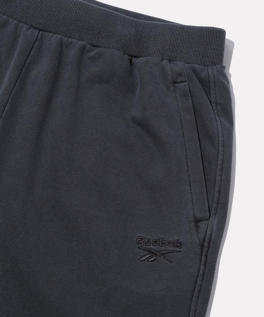 Reebok Свободные брюки-джоггеры с широкими штанинами, окрашенные в готовом виде - Темно-серый