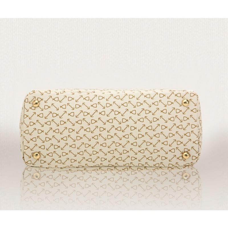 2024 Новая модная сумка из пяти частей класса люкс на одно плечо с большой вместимостью из кожи с дизайнерским дизайном