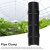 50 ШТ. Черный Труба для каркаса теплицы и зажим для пленки Соединительный комплект Садовый инструмент 25#