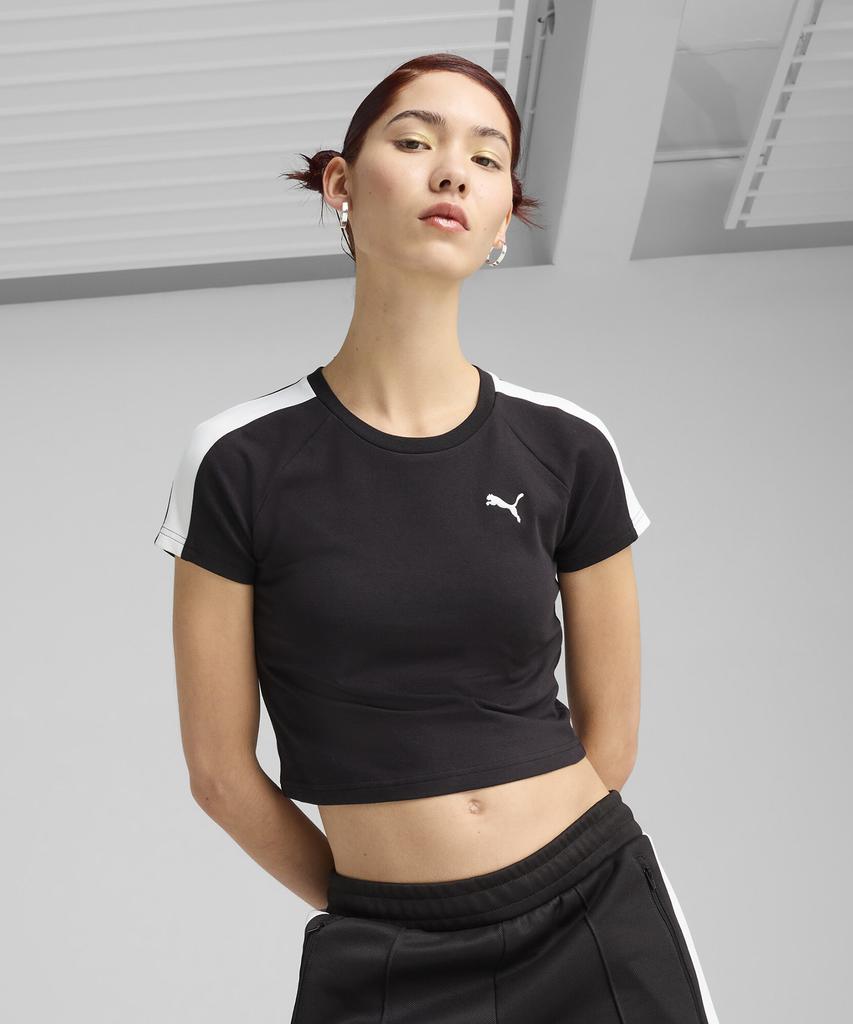 PUMA T7 Baby Tee - Black / 631899-01