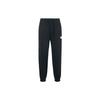 Fleece-Lined Joggers With Elastic Drawstring And Logo Patch Side Pockets Women Bottoms Black DQ4608-010