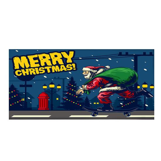 Рождественский чехол для гаражных ворот Большой рождественский баннер Задний фон Украшение для внутренних и наружных гаражных ворот Ворота Вечеринка Настенный декор