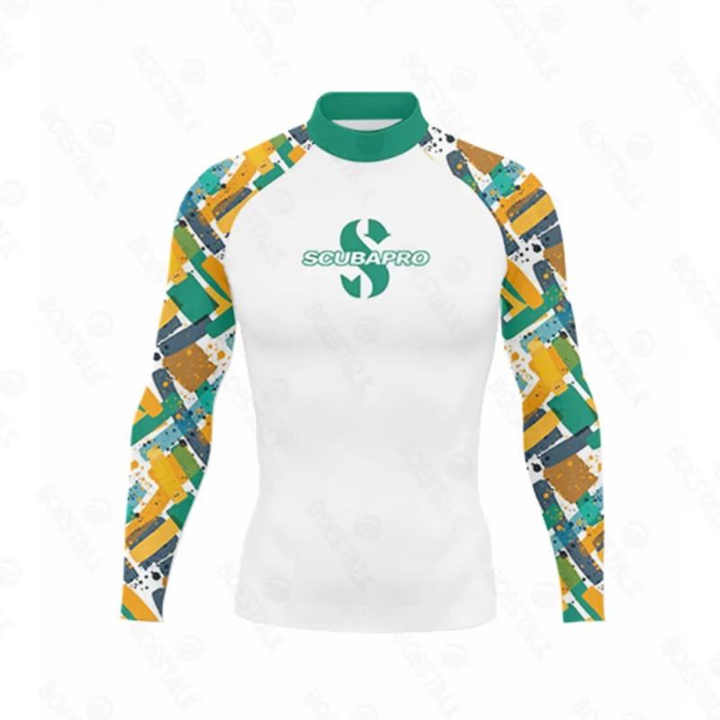 Mens Lightweight Quick-Dry Rash Guard UV Protection Swimwear Surfing Diving Beach Water Sports Summer