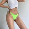 Women's Breathable Low Waist T-Back Bikini Panties with Double Layer and Thin Belt