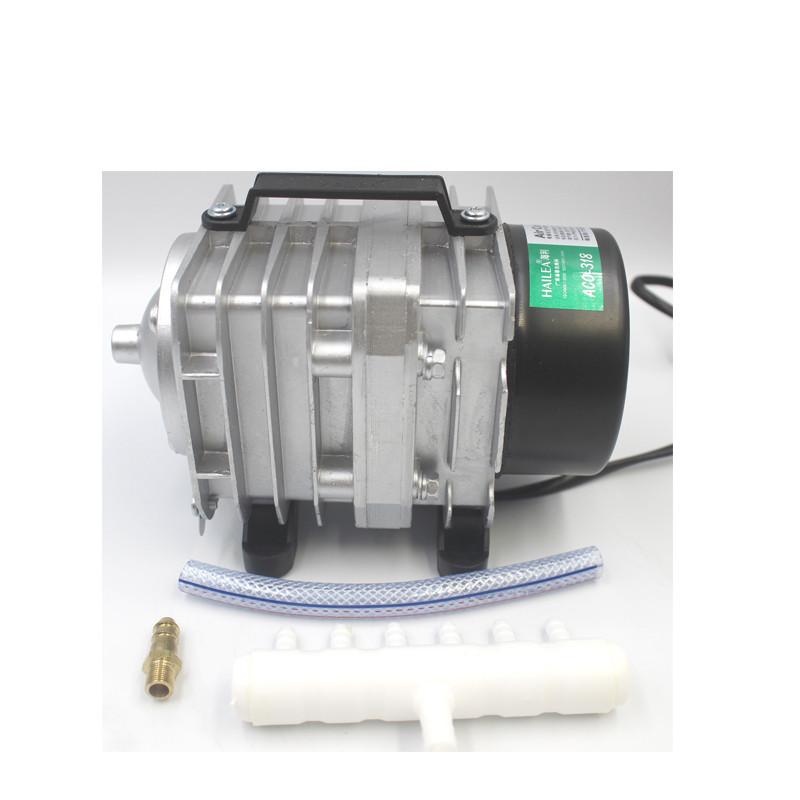 220V External High Power AC E-magnetic Air Pump Fish Pond Oxygen Pump Compressor for Pond Air Aerator Pump
